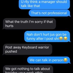 Little Caesar's Pizza - Inappropriate and unprofessional texts