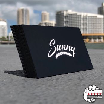 Nice New Cards - 32pt business cards with black edges and raised spot uv. - Marketing Near Me - Miami, Florida Nice New Cards - 32pt business cards with black edges and raised spot uv. - Marketing Near Me - Miami, Florida