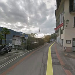 First Restaurant entering Morcote from Lugano, Melide