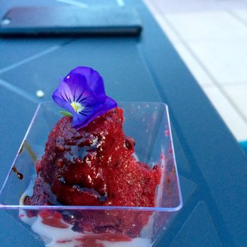 20Ten City Eatery - Rhubarb granita - Desserts Near Me - Regina, Saskatchewan