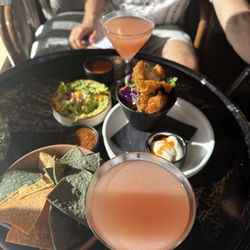 Maréla - Guacamole, fried zucchini and watermelon margs (forgot the drink name, but top of the drink list)