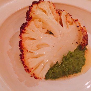 Mathias Dahlgrens Rutabaga - Roasted cauliflower with green béarnaise sauce - Swedish Near Me - Stockholm, Alberta