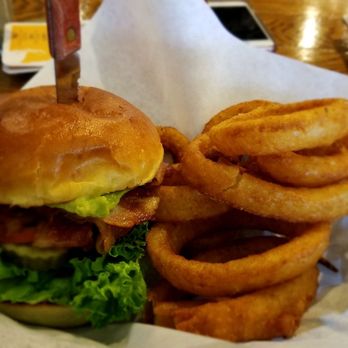 Bastion Brewing - BLTA with onion rings - Breweries Near Me - Anacortes, Washington Bastion Brewing - BLTA with onion rings - Breweries Near Me - Anacortes, Washington