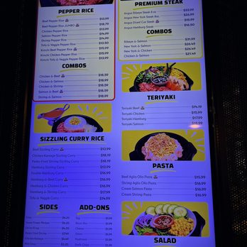 Pepper Lunch - menu from November 2024 - Japanese Near Me - Artesia, California