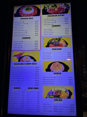 Menu photo 4 Pepper Lunch Artesia, CA