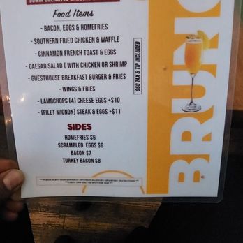 GuestHouse Restaurant & Bar - Brunch menu - Sports Bars Near Me - Brooklyn, New York