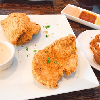 Home Cooking Cafe - Fried chicken, onion rings, cheese ball, dipping sauce - American Near Me - Harvey, Louisiana Home Cooking Cafe - Fried chicken, onion rings, cheese ball, dipping sauce - American Near Me - Harvey, Louisiana