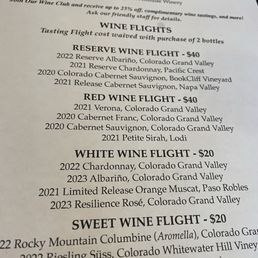 Wine Flights Wine Flights