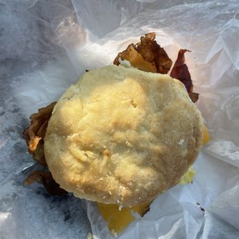 Sunrise Biscuit Kitchen - Bacon, Egg and Cheese - Breakfast & Brunch Near Me - Chapel Hill, North Carolina