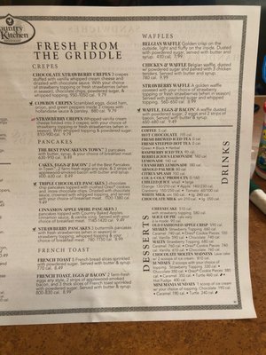Menu photo 4 Country Kitchen Bemidji, MN