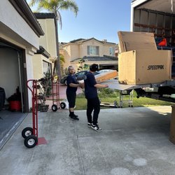 Guys working fast and hard to finish the job