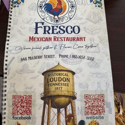 Forever Fresco - Menu cover