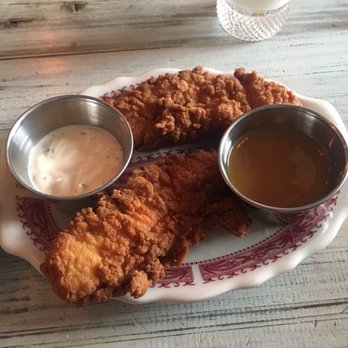 Haberdish - Two chicken tenders. Get the homemade honey mustard. - Southern Near Me - Charlotte, North Carolina Haberdish - Two chicken tenders. Get the homemade honey mustard. - Southern Near Me - Charlotte, North Carolina