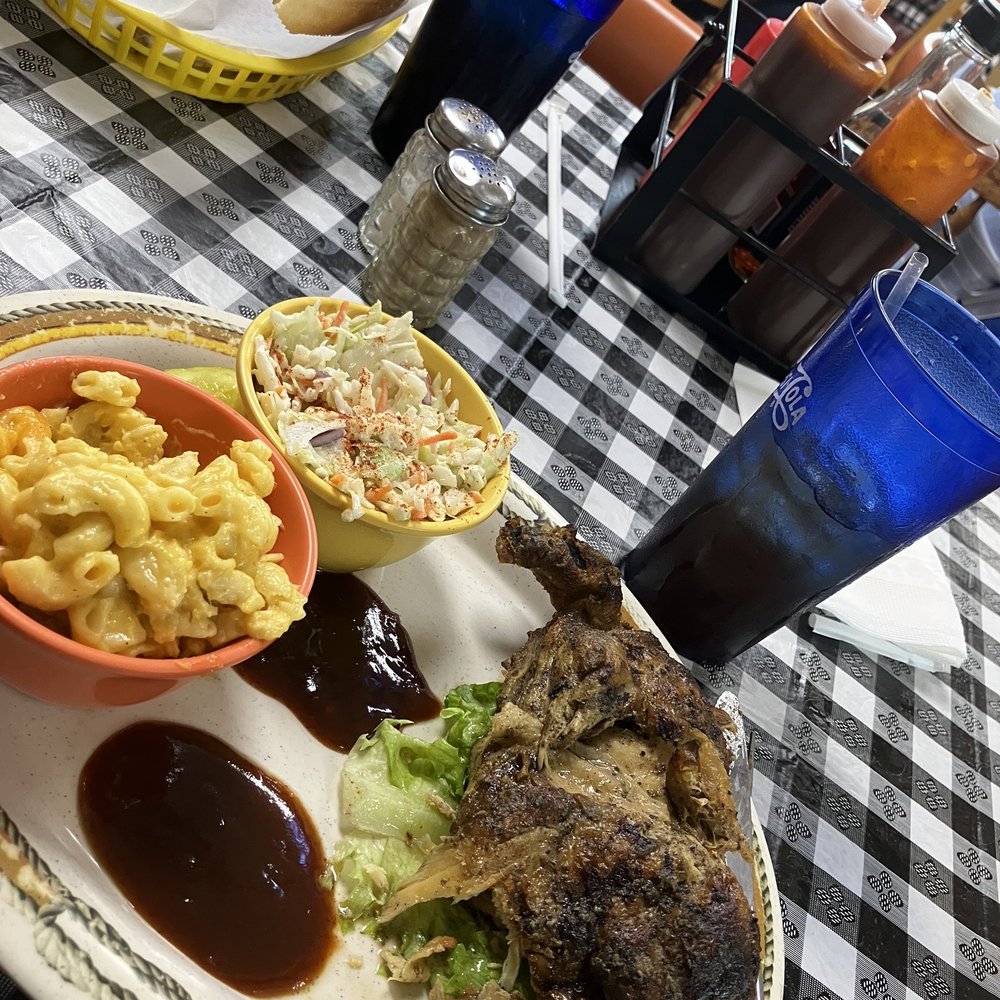 1/2 BBQ chicken platter
