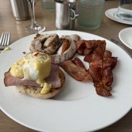Eggs Benny, Porchetta, and bacon Eggs Benny, Porchetta, and bacon