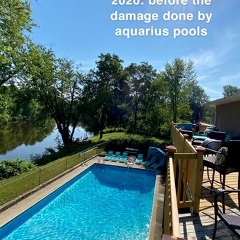 Aquarius Pools by Theresa - Before photo only needed new liner - Hot Tub & Pool Near Me - Lansing, Michigan