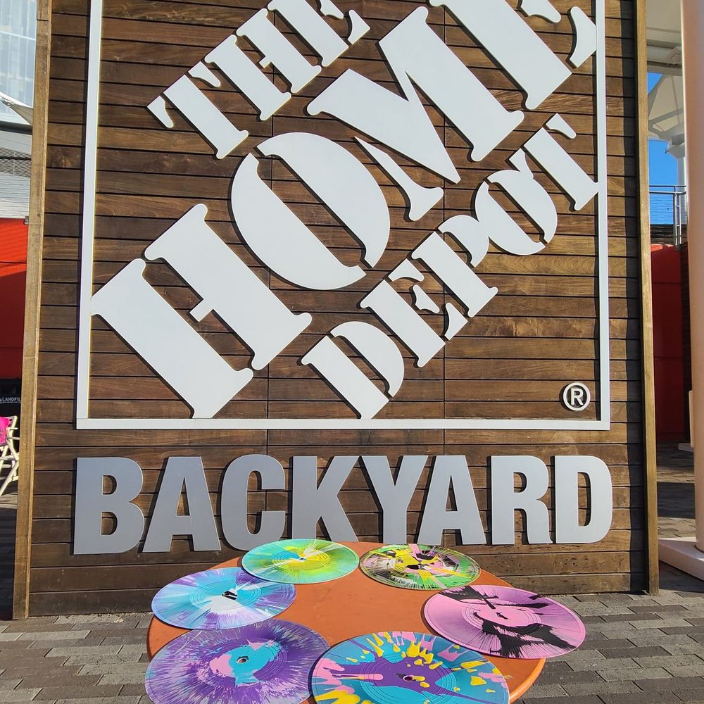 Home Depot Backyard - Spin Art Album creations done from the free class held here - Venues & Event Spaces Near Me - Atlanta, Georgia Home Depot Backyard - Spin Art Album creations done from the free class held here - Venues & Event Spaces Near Me - Atlanta, Georgia