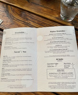 Menu photo 7 Playa Mill Valley, CA Menu photo 7 Playa Mill Valley, CA
