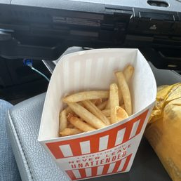 a box of french fries