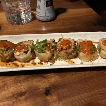 Rice - Crunchy Dynamite Roll (vegan) - Japanese Near Me - Manhattan Beach, California Rice - Crunchy Dynamite Roll (vegan) - Japanese Near Me - Manhattan Beach, California