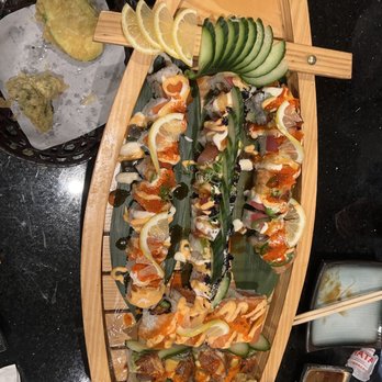 Taiko Sushi - Boat full of sushi - Sushi Bars Near Me - Folsom, California Taiko Sushi - Boat full of sushi - Sushi Bars Near Me - Folsom, California