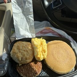 Big Breakfast with Steak & Hotcakes