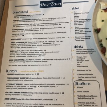 Over Easy - Breakfast & Brunch Near Me - Kailua, Hawaii