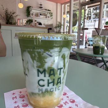 Matcha Magic Bellevue - Mango sticky rice matcha - Coffee & Tea Near Me - Bellevue, Washington Matcha Magic Bellevue - Mango sticky rice matcha - Coffee & Tea Near Me - Bellevue, Washington