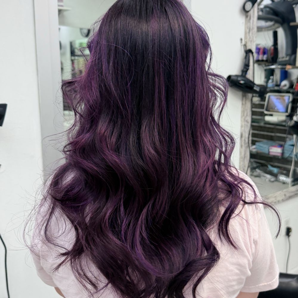 Purple Balayage by Ryan Purple Balayage by Ryan