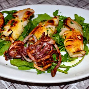 Su e Giu Cucina Romana - Grilled Calamari - Italian Near Me - Rome, RM Su e Giu Cucina Romana - Grilled Calamari - Italian Near Me - Rome, RM