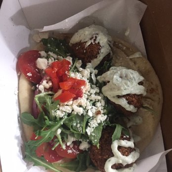 Resident - Falafel wrap - Cocktail Bars Near Me - Los Angeles, California