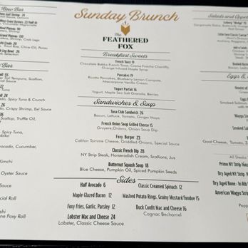The Feathered Fox - Steakhouses Near Me - Jersey City, New Jersey The Feathered Fox - Steakhouses Near Me - Jersey City, New Jersey