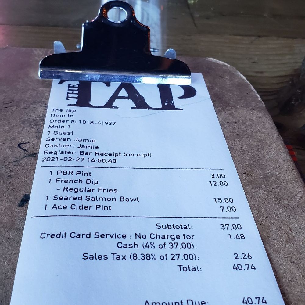 The Tap - The bill - Sports Bars Near Me - Boulder City, Nevada