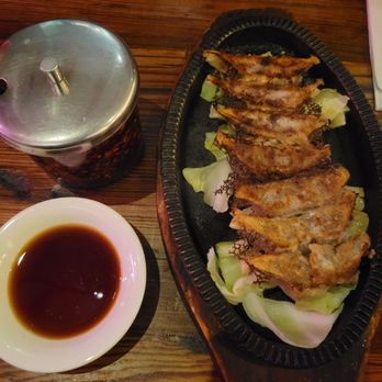 Nakamura - Chicken Gyoza and sauces - Ramen Near Me - New York, New York