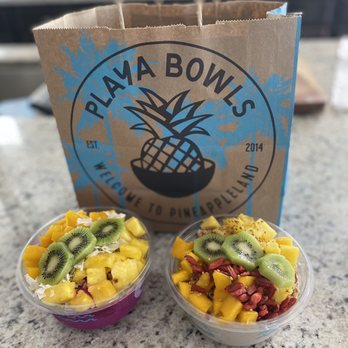 Playa Bowls - The Electric Mermaid- Pitaya And the Tide- Banana Bowl - Juice Bars & Smoothies Near Me - Littleton, Colorado Playa Bowls - The Electric Mermaid- Pitaya And the Tide- Banana Bowl - Juice Bars & Smoothies Near Me - Littleton, Colorado