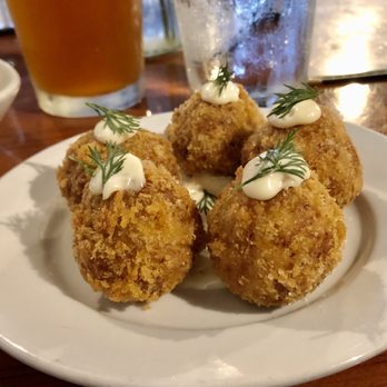 13 Gypsies - Chicken Croquetas - Shredded chicken, sofrito, bechamel, lemon aioli - $9 - Spanish Near Me - Jacksonville, Florida