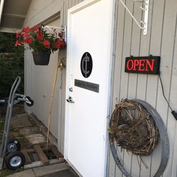 Cultus Bay Distillery - Front door cultus bay distillery