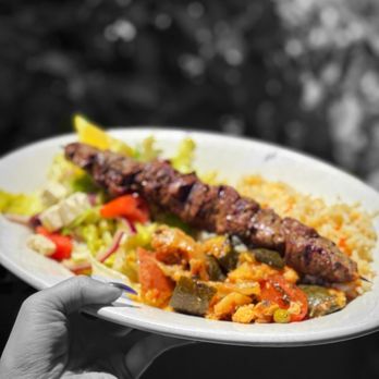 Athena Grill - Lamb Souvlaki Plate - Greek Near Me - Santa Clara, California Athena Grill - Lamb Souvlaki Plate - Greek Near Me - Santa Clara, California