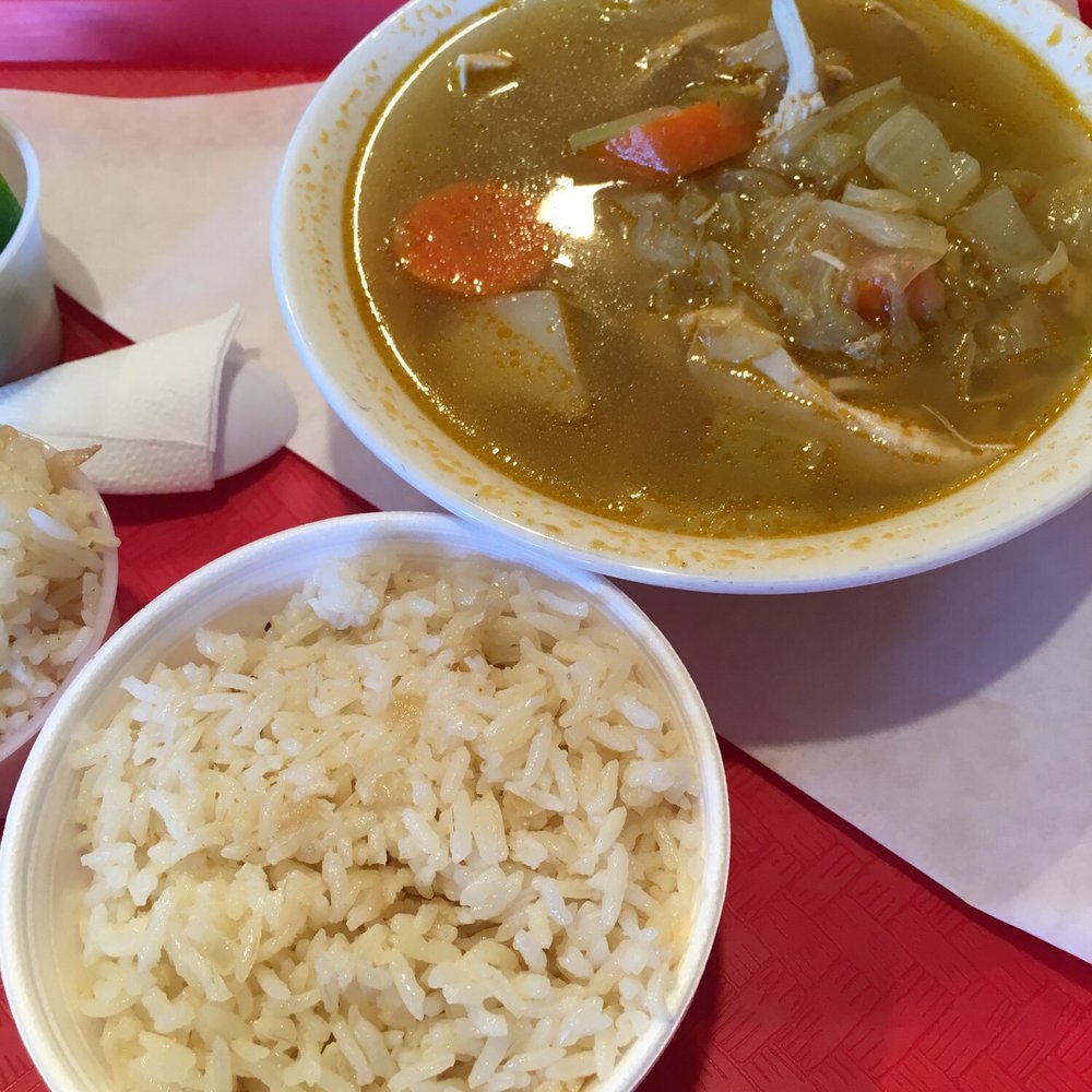 Pollo Mania - Sopita. Delish and soothing. Tons of veggies. A healthy choice - Peruvian Near Me - El Monte, California