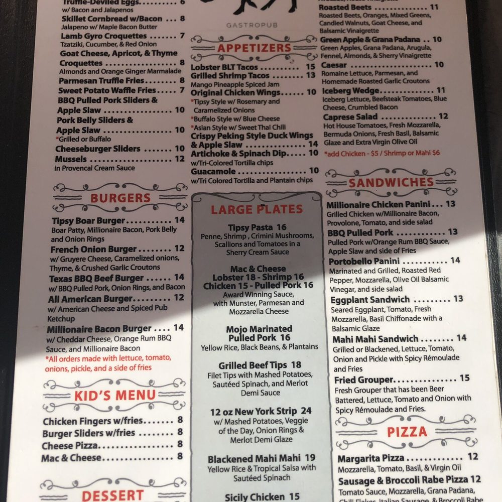 The Tipsy Boar - New American Near Me - Hollywood, Florida The Tipsy Boar - New American Near Me - Hollywood, Florida