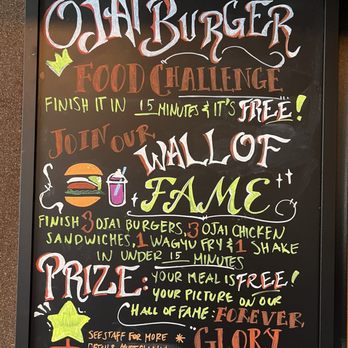 Ojai Burger - Challenge - Burgers Near Me - Orange, California