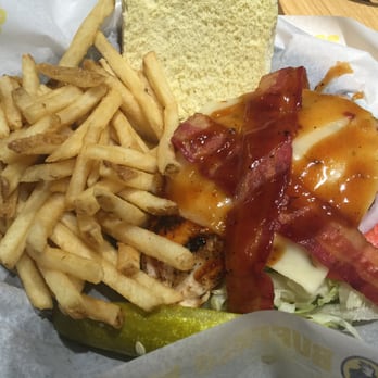 Buffalo Wild Wings - Bbq grilled chicken sandwich and with cheap bacon. It was good. - American Near Me - Concord, California Buffalo Wild Wings - Bbq grilled chicken sandwich and with cheap bacon. It was good. - American Near Me - Concord, California