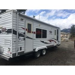 RV Here Yet Bc - 26foot Monterey Trailor