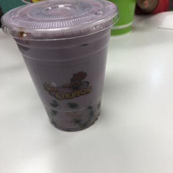 Sra Churros - Taro milk tea with tapioca pearla - Coffee & Tea Near Me - Pasadena, Texas
