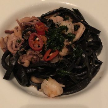 Riverpark - Seafood pasta with squid ink - New American Near Me - New York, New York Riverpark - Seafood pasta with squid ink - New American Near Me - New York, New York