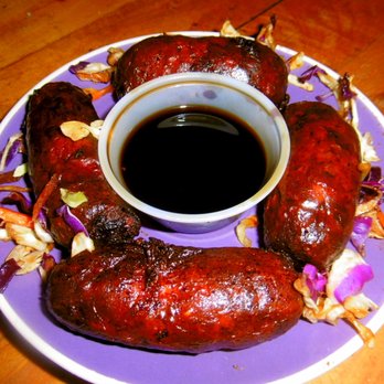 Green Basil Thai Kitchen - Thai sausages w/ ginger soy sauce - Thai Near Me - Philadelphia, Pennsylvania Green Basil Thai Kitchen - Thai sausages w/ ginger soy sauce - Thai Near Me - Philadelphia, Pennsylvania