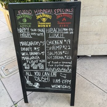 Fuego Hibachi - Awesome lunch specials. - Sushi Bars Near Me - Riverside, California