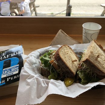 Ithaca Bakery - Susie's Garden sandwich and pleasure read (book not included ) - Delis Near Me - Ithaca, New York