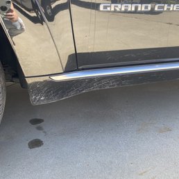 Mud and water spots