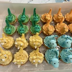 Turtles Bakeree - Custom Dinosaur Cupcakes